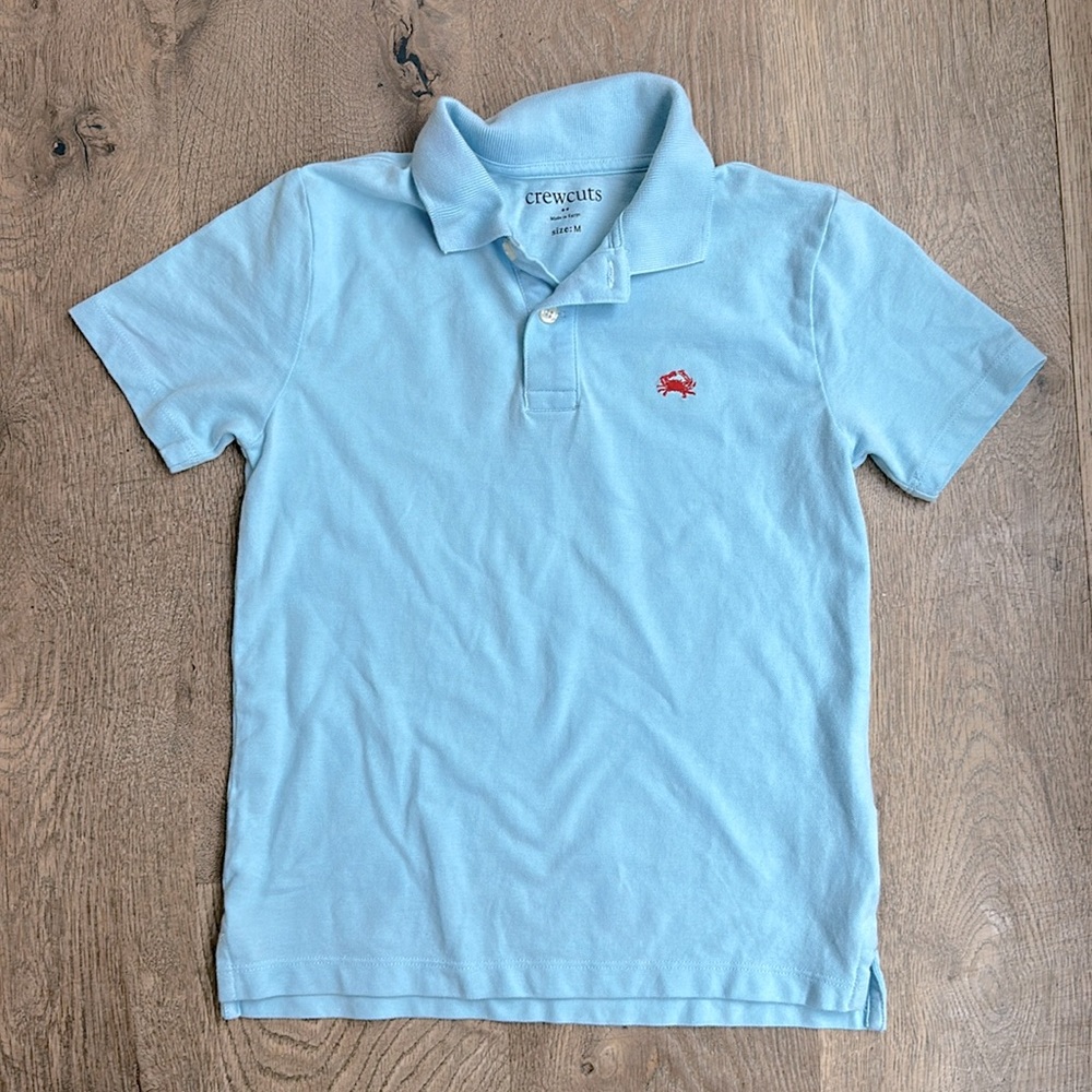 Boy’s Crewcuts Blue Polo - M